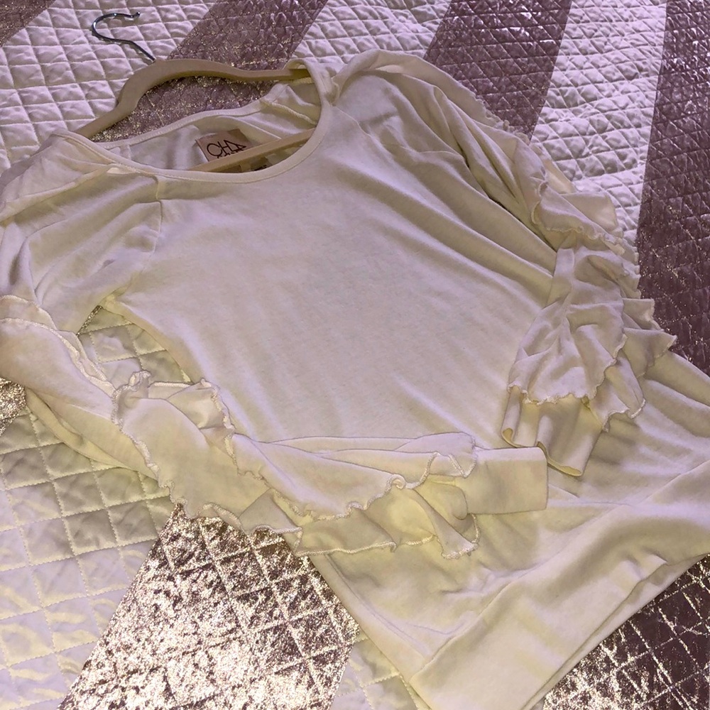 100% Cotton white sweater-Super Soft☺️